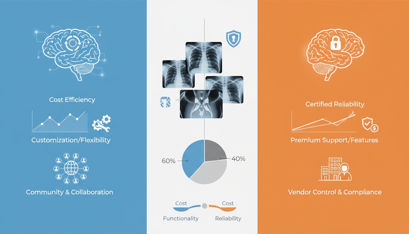 Open-source vs. Propriëtaire DICOM-viewers - Gemaakt door PostDICOM
